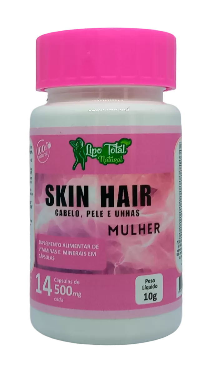 SKIN HAIR MULHER - 14 CAPS